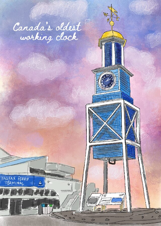HMC Dockyard Clock - NS - Postcard
