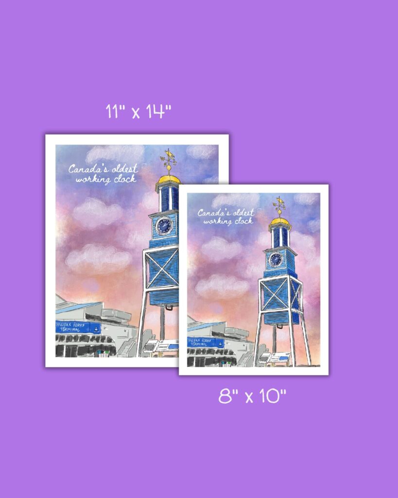 HMC Dockyard Clock - NS - Print