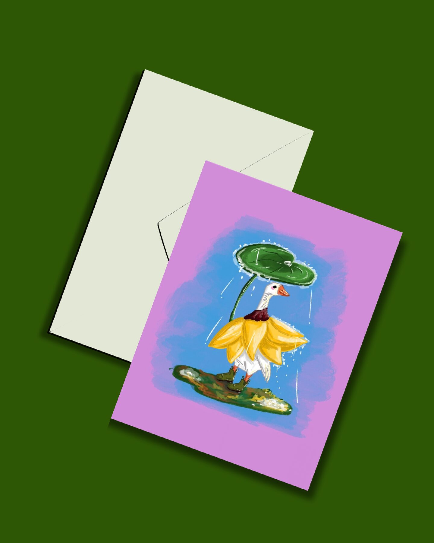 Geese in Fall - NS - Greeting Card