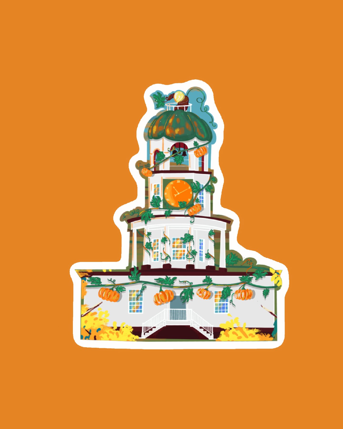 Citadel Clock Tower (Fall) - NS - Sticker